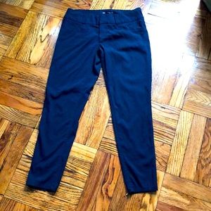 Slim fit navy pants